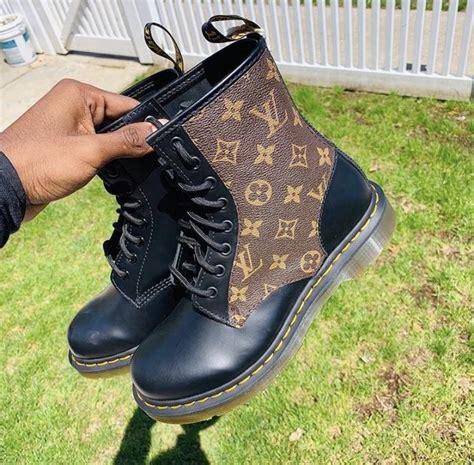 Check Out My Customized Louis Vuitton Doc Martens!.